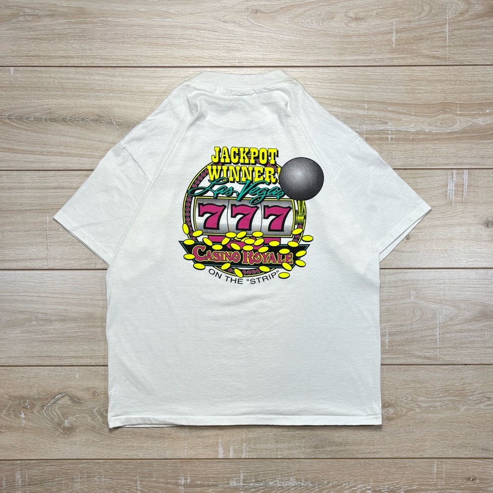 Vintage 90s Las Vegas Casino Royal Tee | Size L